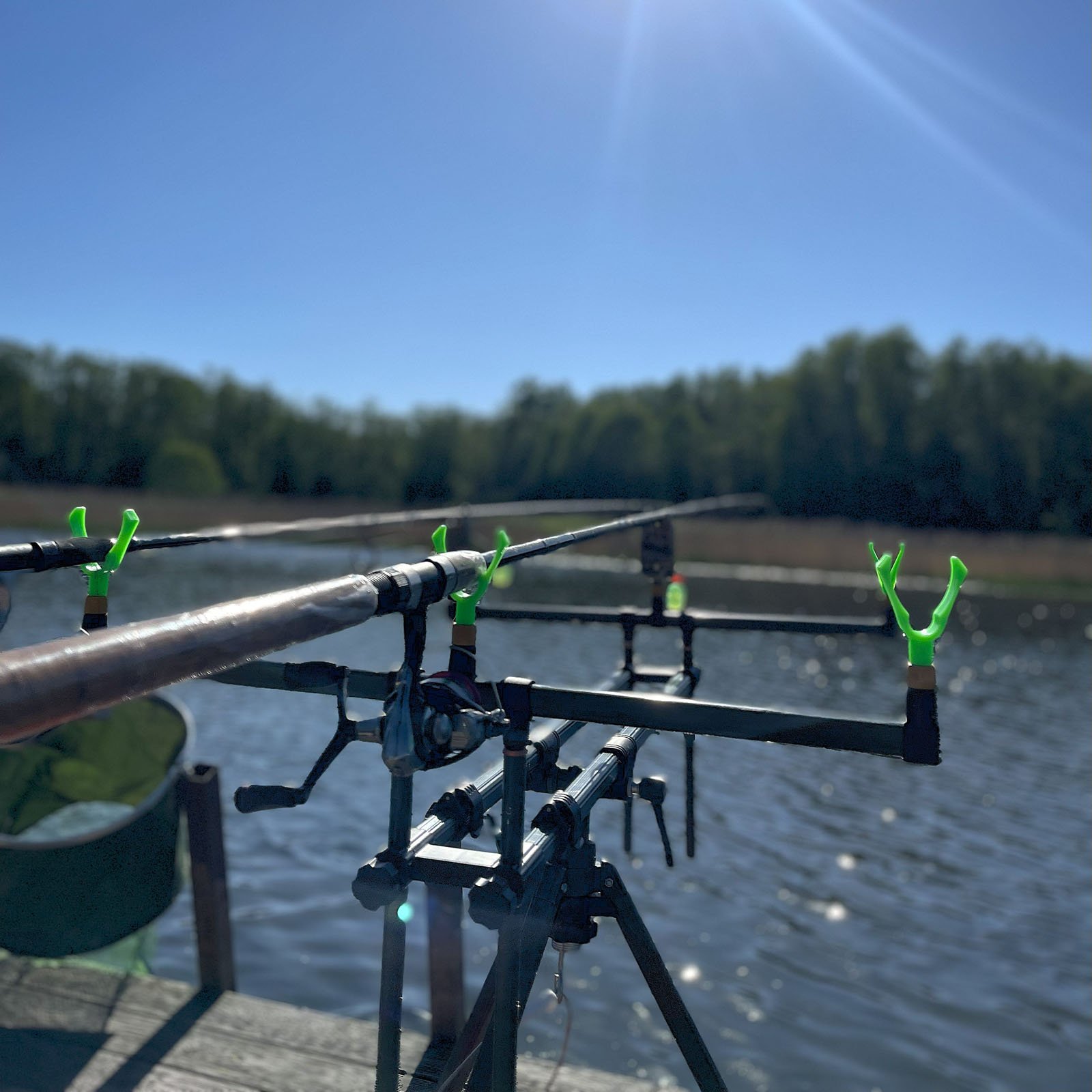 Fishing and boating at the ranch